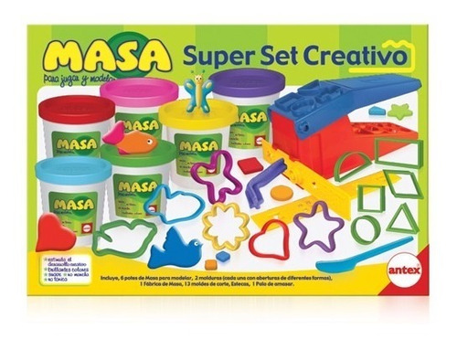 Masa Para Moldear Modelo Super Set Creativo Marca Antex