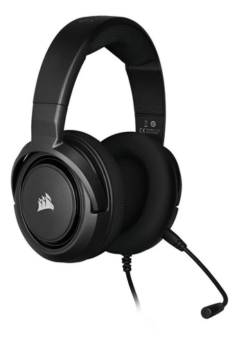 Imagen 2 de 4 de Audífonos gamer Corsair HS35 Stereo carbon