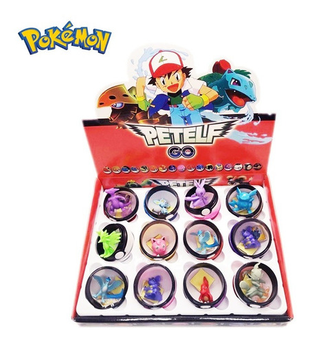 Imagem 7 de 8 de Pokebola Kit C/ 12 Pçs Bola Pokemon Pop-up Com Boneco Dentro