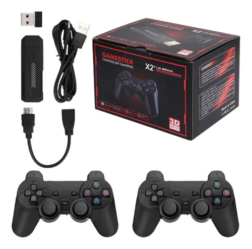 Unidad De Joystick Compatible Con Consola Color Negro Retro