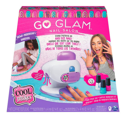 Go Glam Cool Maker Impresora Juguete Para Uñas Manos Y Pies