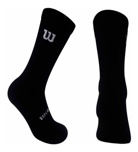 Calceta Wilson 10 Pares Hombre Mf C/negro B2085