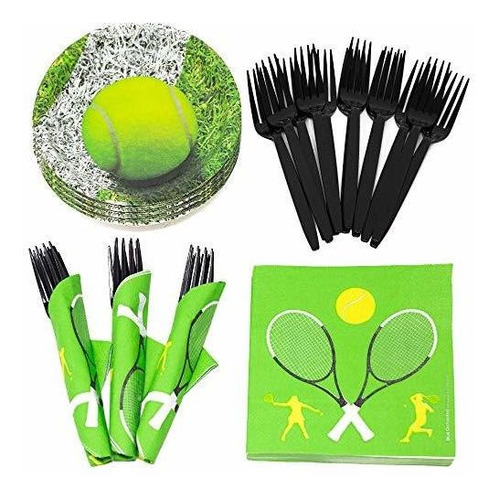 Paquetes De Fiesta - Tennis Value Party Supplies Pack (58+ P