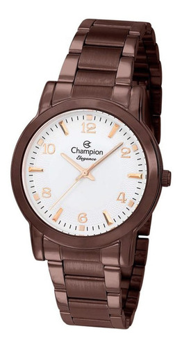 Relógio Champion Feminino Marrom Chocolate Cn26822r