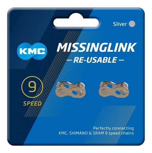 Kmc Missinglink Cl566r Cadenas Conector Para Bicicleta 9v