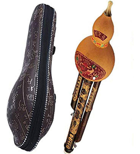 Tzong Flauta De Calabaza Hecha A Mano, Instrumento Musical É