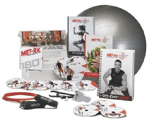 Juego Completo De Entrenamiento Met-rx® 180 Workout Fitness 