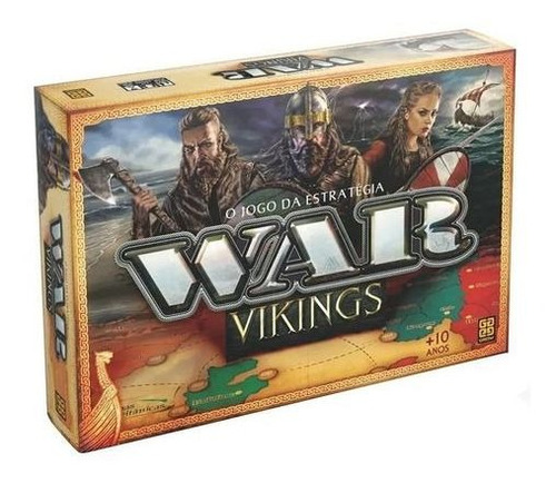 Jogo De Tabuleiro War Vikings Original - Grow