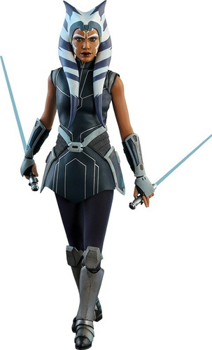 Ahsoka Tano Star Wars Clone Wars Hot Toys Escala 1/6 Abierta