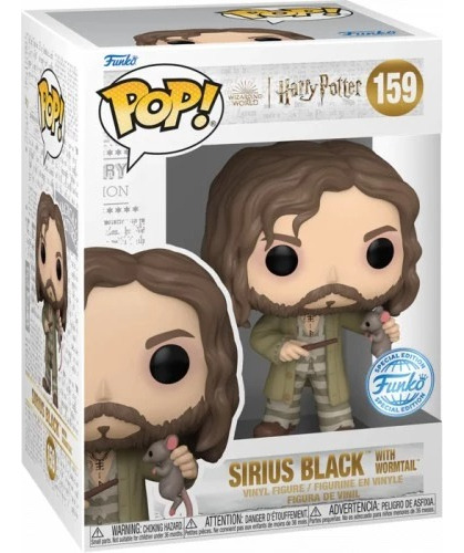 Funko Pop #159 Sirius Black With Wormtail (harry Potter)