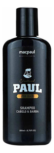 Shampoo Cabelo E Barba Tradicional Paul 200ml