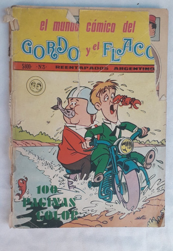 Historieta Comic Antiguo * Mundo Com Gordo Y El Flaco * Nº 3