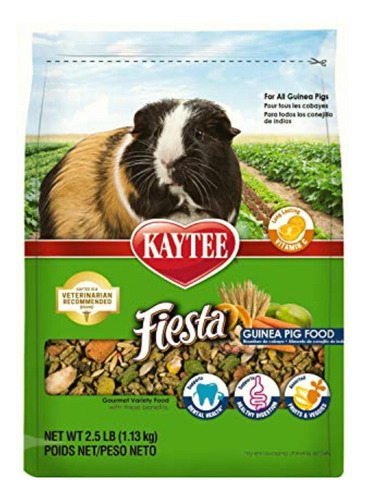 Kaytee Ky42653 Fiesta Max Guinea Pig Food, 2.5-pound