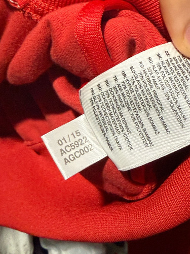 Campera Adidas Pharrell Williams Roja