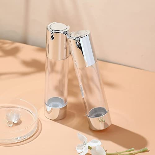 Ha 10 Pcs 50ml Botellas De Bomba Dispensador Cosmético De