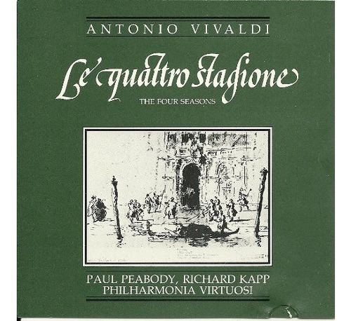 A. Vivaldi; Richard Kapp Vivaldi, A.: Four Seasons/con 2 Cd