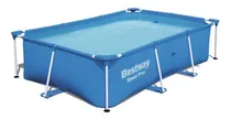 Comprar Piscina estructural rectangular Bestway 56496 con capacidad de 2300 litros de 2.59m de largo x 1.7m de ancho de 0cm de diámetro azul
