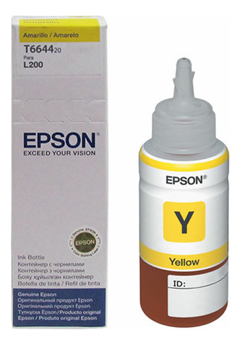 Botella De Tinta Epson P/l200 T664420 Amarilla Original