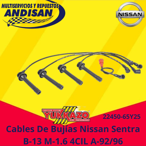 Cables Para Bujias Nissan Sentra B-13 M-1.6