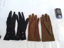 Comprar Par De Antiguos Guantes De Dama Niña Guardados Y Otros