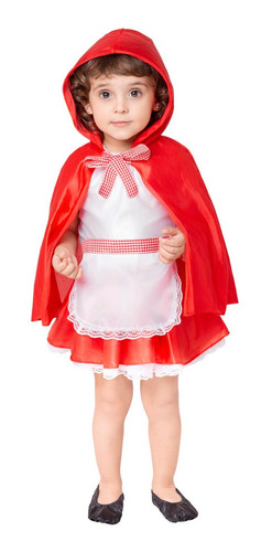 Disfraz Caperucita Roja Infantil Bebe Halloween Carnaval