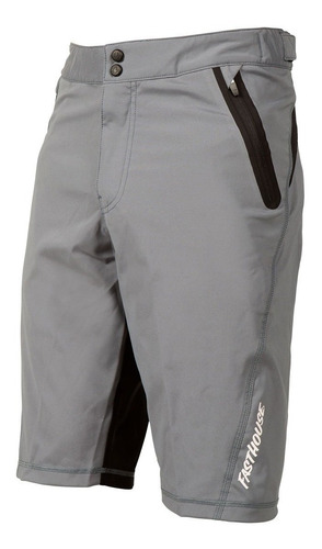 Short De Ciclismo Downhill Fasthouse Crossline 2.0 Gris/ Neg