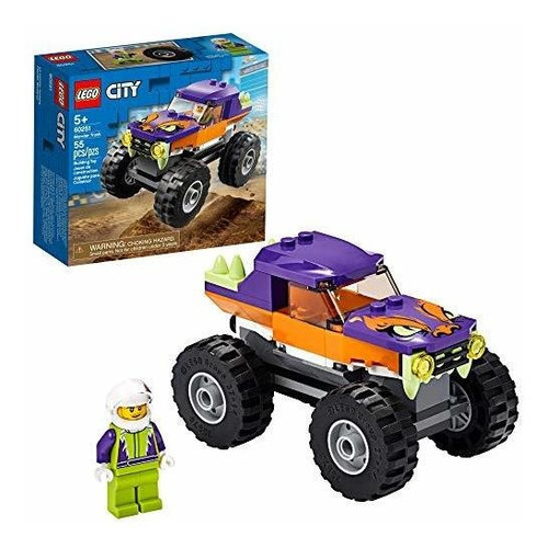Lego City Monster Truck 60251, Juegos De Construccion Para N