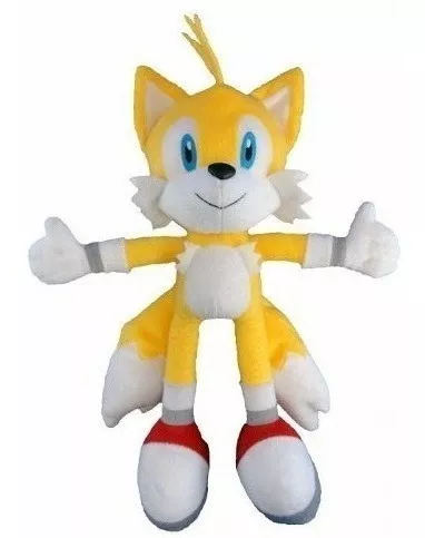 3 Bonecos Pelúcia Sonic Tails Knucles 35cm Antialérgico