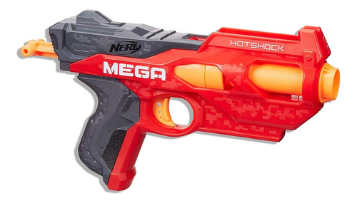 Nerf B4969 N-strike Hotshock Blaster Estndar, Rojo