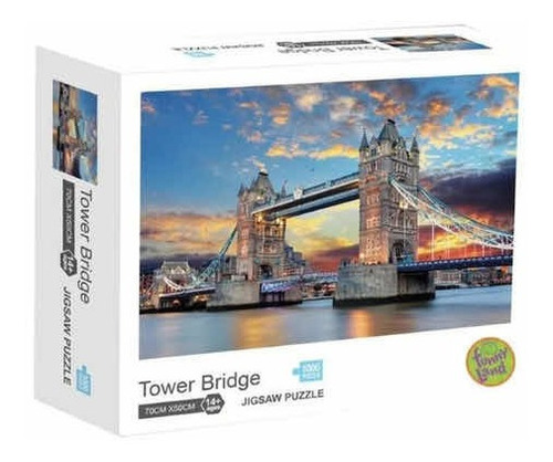 Rompecabezas Puzzle 1000 Pieza Tower Bridge Puente Atardecer