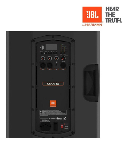 Caixa Ativa Jbl Max 12 350w Rms Bluetooth Usb