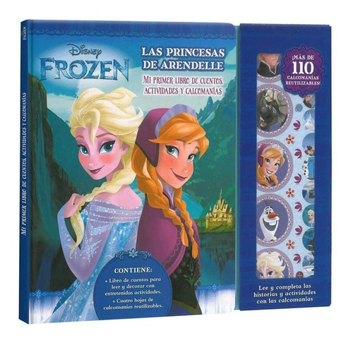 Libro Didáctico Las Princesas De Arendelle Frozen Lexus Disn