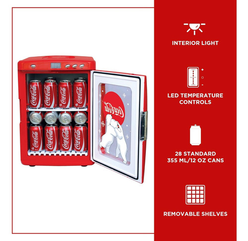 Refrigerador De 28 Latas De Coca Cola De Koolatron., Ninguno