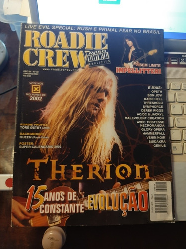 Revista Roadie Crew - Therion - Ano 4 No. 48 Janeiro 2003