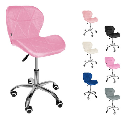 Silla Oficina Tela Ergonómica Moderna Ejecutiva Cromada