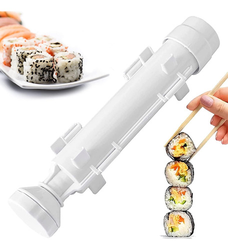 Bazuca De Sushi Molde Fazer Rolinhos Diy Perfeitos Máquina