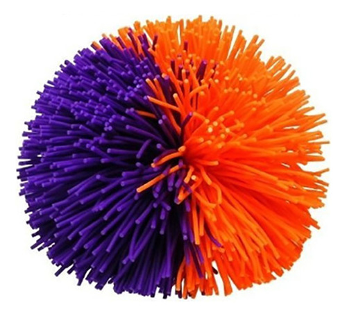 Rainbow Monkey Stringy Ball Silicone Bouncing Fluffy- Jugg