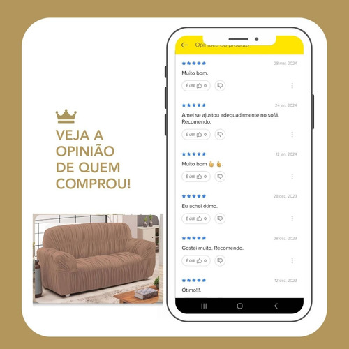 Capa De Sofá Três Lugares Elasticada De Malha Resistente Cor Cinza-escuro