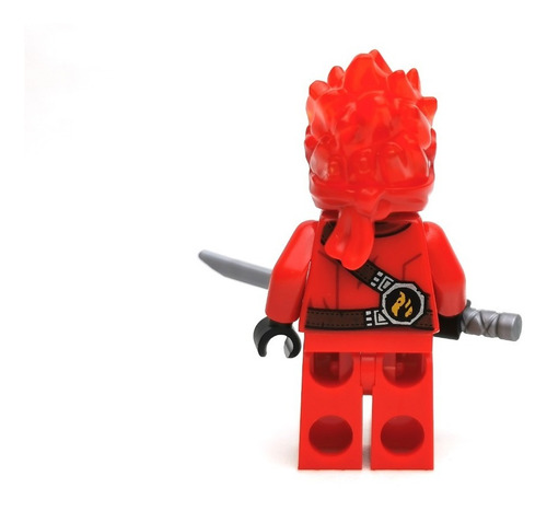 Lego Ninjago: Ninja Rojo Kai Fs Figura Original Set 70674 (Usado)