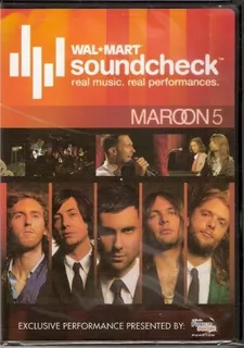 Dvd Maroon 5 - Walmart Soundcheck (limited Edition Rlease)