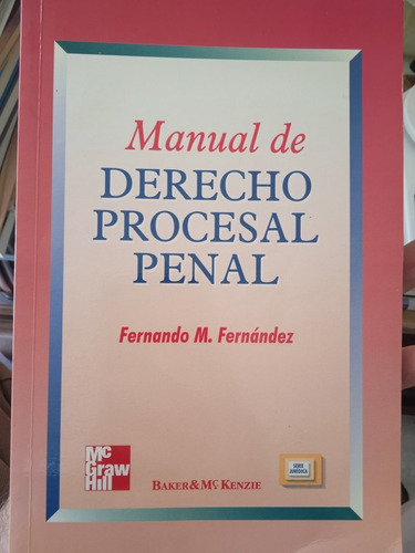 Manual De Derecho Procesal Penal / Fernando Fernández 