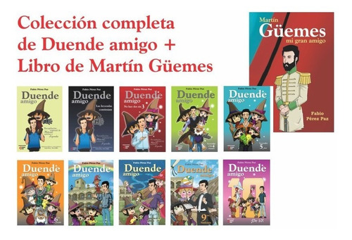 Imagen 1 de 10 de Colección Duende Amigo + Libro Sobre Güemes- Fabio Pérez Paz