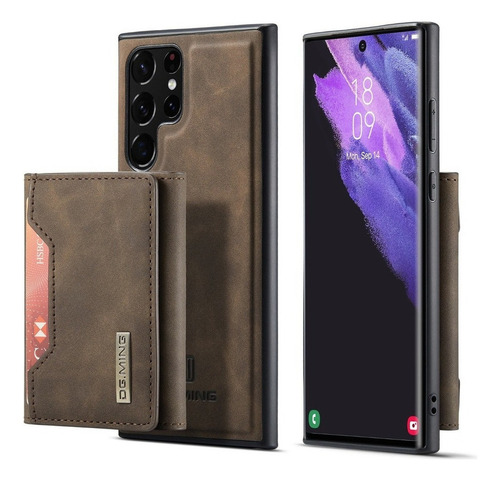 B Funda De Polipiel Tarjeta For Samsung Galaxy S20 S21 S22