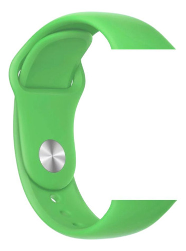 Pulseira Sport Compatível Com Smartwatch Ultra Max Bw25 Cor Verde Trevo