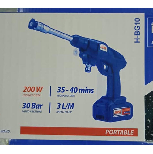 Imagen 3 de 4 de Hidrojet - Hidrolavadora Inalámbrica 30 Bar - Husa - H-bg10