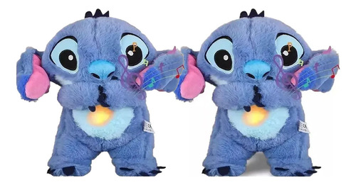 Para 2 Peças De Brinquedo Stitch Que Respira E Alivia