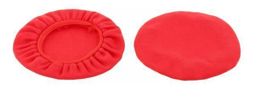 5 Fundas Para Auriculares Funda Antipolvo Suave 8cm Rojo