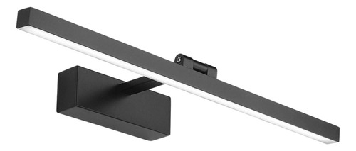 Luz De Espejo Led Baño 9w / Los 40cm 9w Luz Blanca Negra