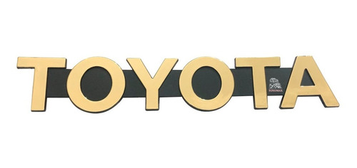 Emblema Grade Dourado Toyota Bandeirante 1989 A 1994