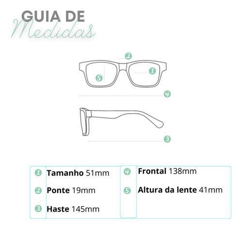 Óculos Para Grau Ray-ban 51mm Rb6466 Original Preto Fosco